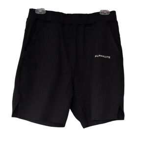 Alphalete Shorts Mens S/XS Activewear With Drawstring Pockets Black